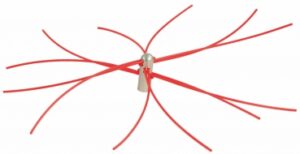 Roterende nylon-hode