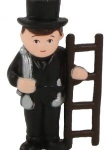 Skorsteinsfeier figur i plast medium